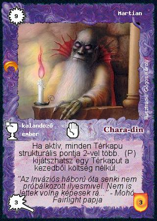 Kiadás: Chara-din visszatér
Gyakoriság: ritka